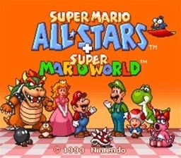 Super Mario All-Stars + Mario World Super Nintendo SNES Game For Sale